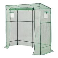 GEWÄCHSHAUS Vlaardingen - Grün, Kunststoff (198/200/78cm) - [en.casa]