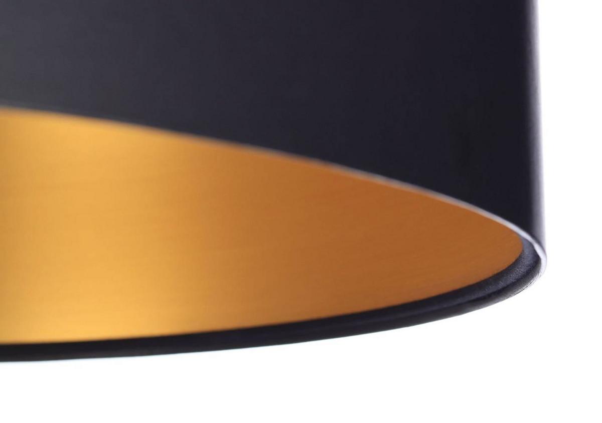 HÄNGELEUCHTE Gold 60/30 cm - Goldfarben/Schwarz, Kunststoff (60/1.1/30cm) - ONZENO
