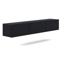 TV-MÖBEL Idao Schwarz - Schwarz, Holzwerkstoff (180/35/29cm) - Petits-meubles