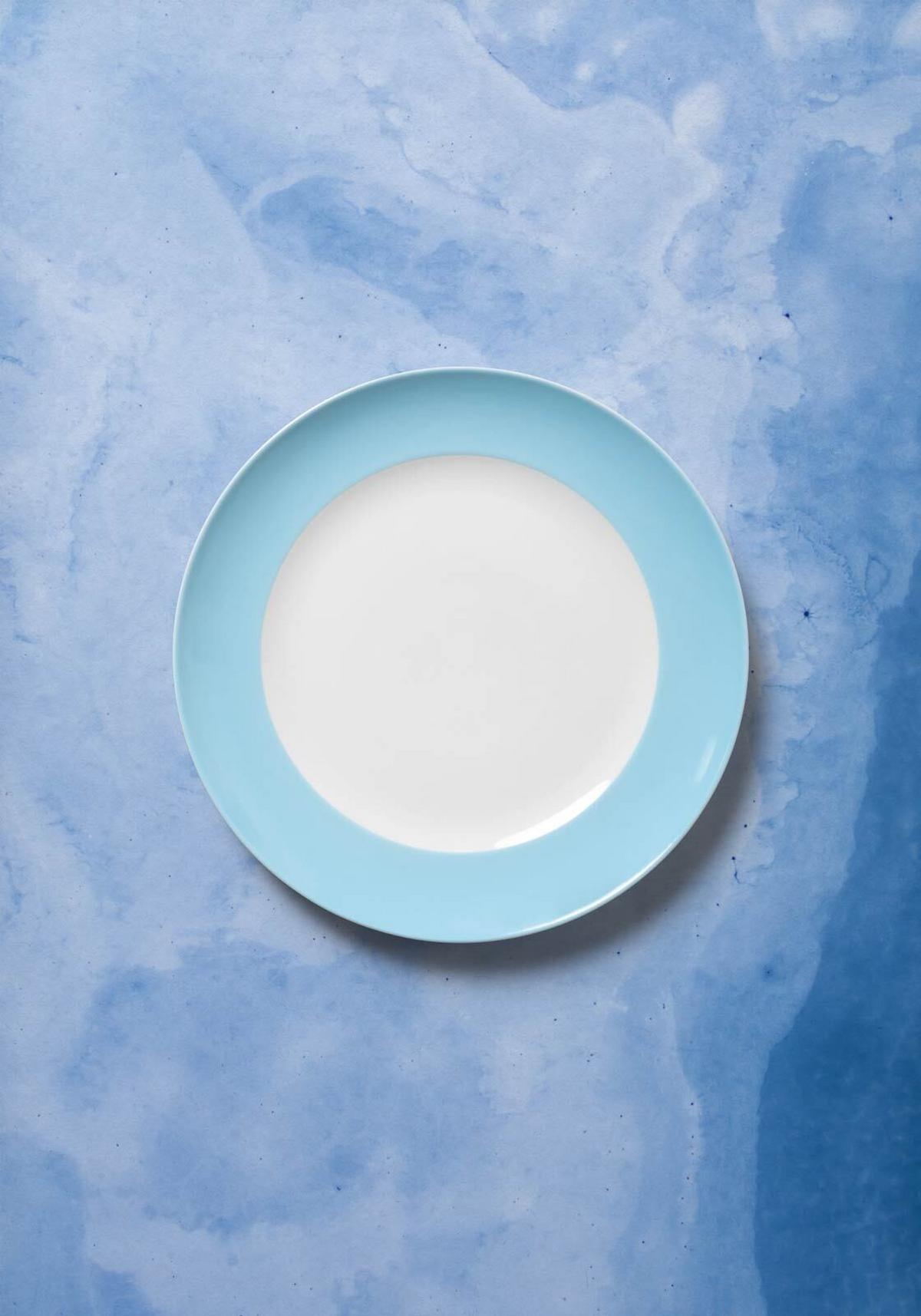 TAFELSERVICE Liberty Pure Colors Lagoon Blue 12-tlg. - Blau, Keramik (2/2/2cm) - Seltmann Weiden