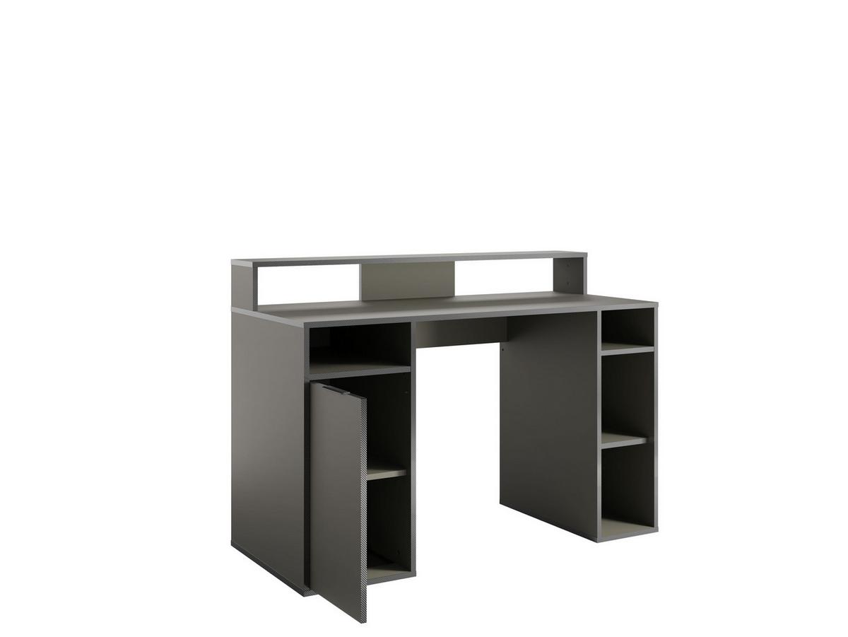 SCHREIBTISCH Graphit 125/89/55 - Graphitfarben, Holzwerkstoff (81/50/89cm) - RAUMHIRSCH FURNITURE