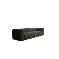 SOFA 4-sitzer Solvie In Tiffani - Grün, Holzwerkstoff/Textil (250/75/106cm) - Fun Möbel