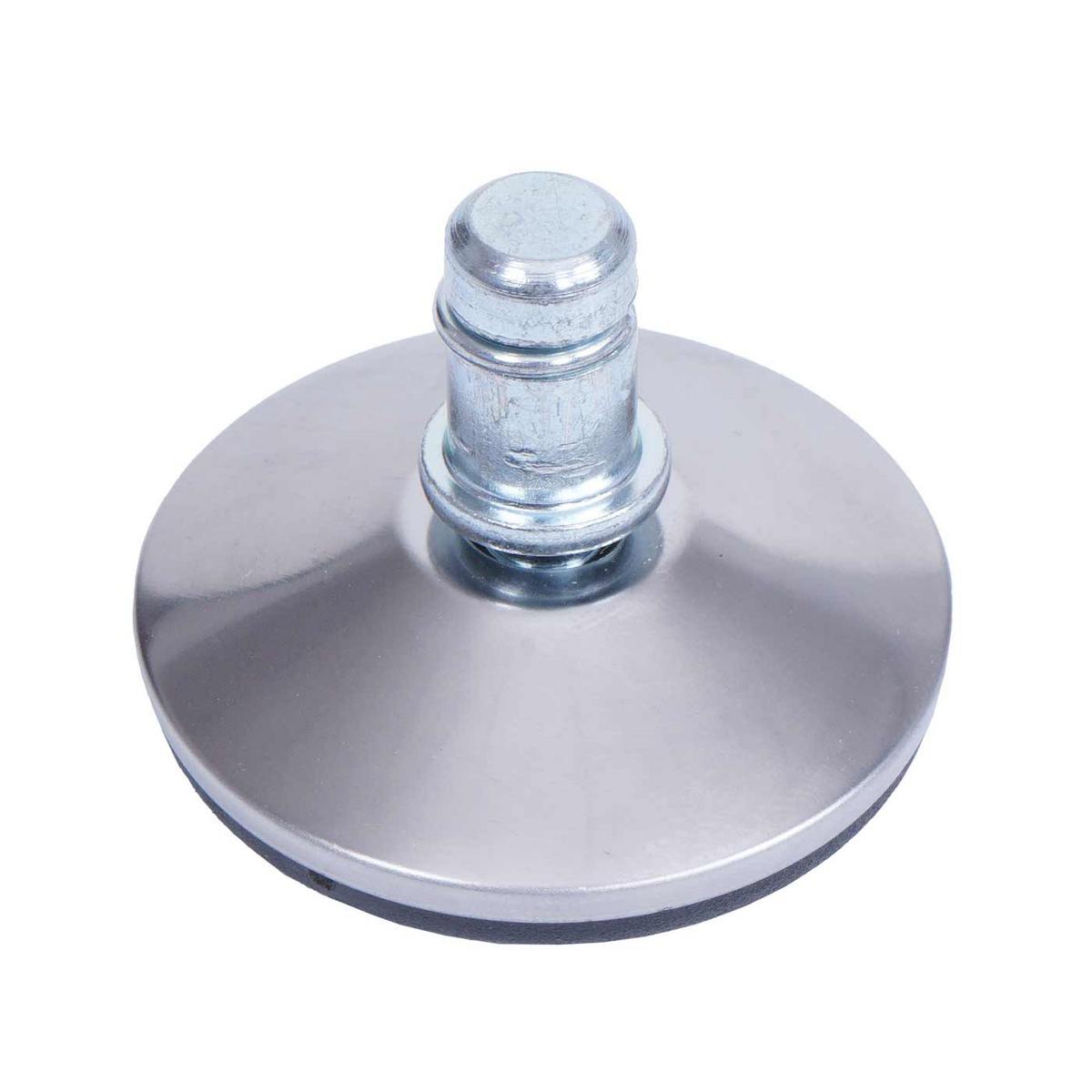 BODENGLEITER Silber 5er-Set - Silberfarben, Kunststoff (5/4/5cm) - MCW