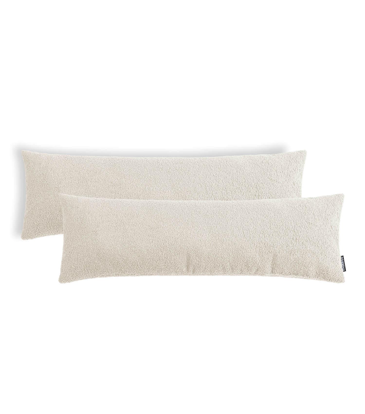 SOFAKISSEN Line 2er-Set - Beige, Textil (25/87cm) - Mokebo