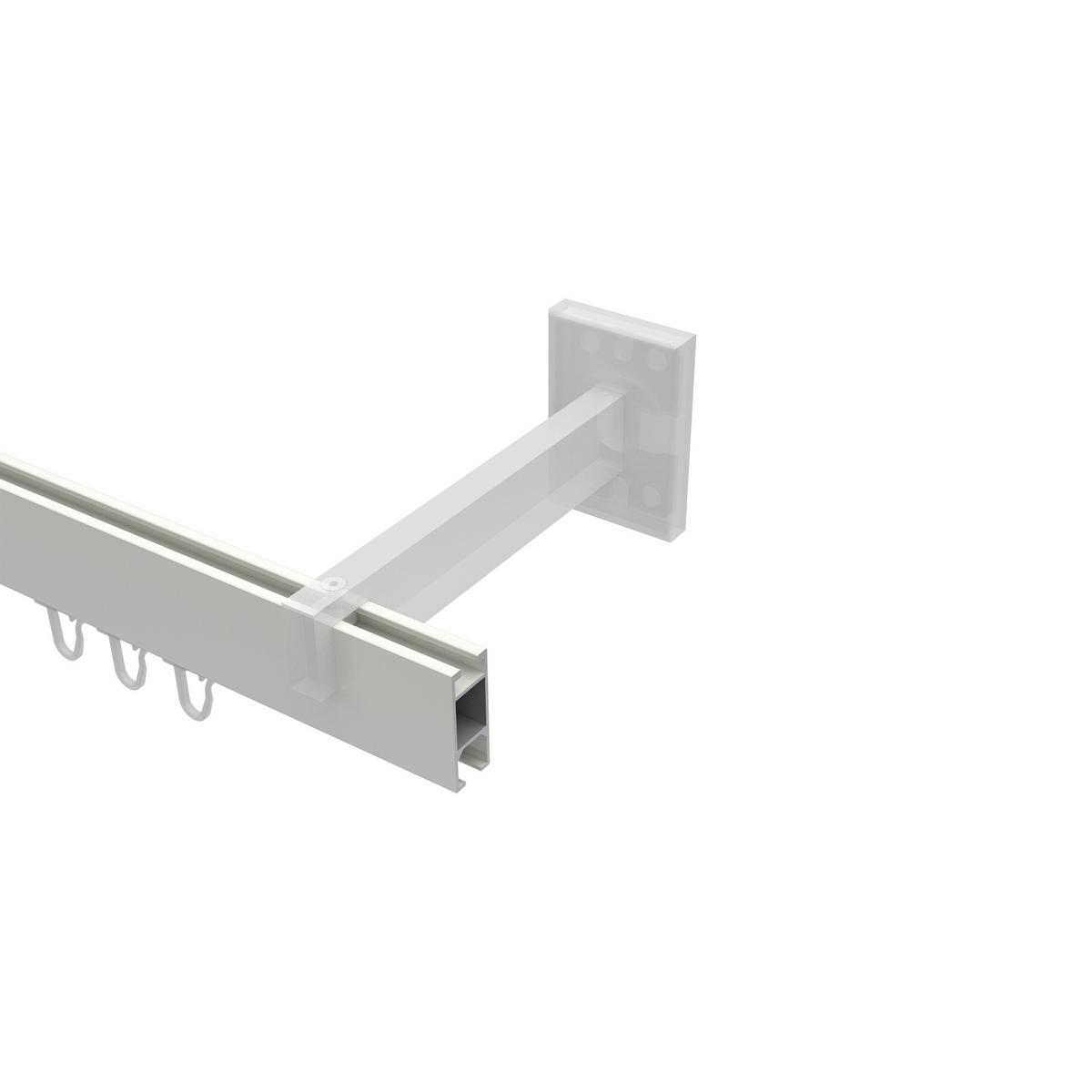 GARDINENSTANGE INNENLAUF Smartline Paxo 120 cm, 1-läufig, 14x35 mm Weiß - Weiß, Metall (120cm) - INTERDECO