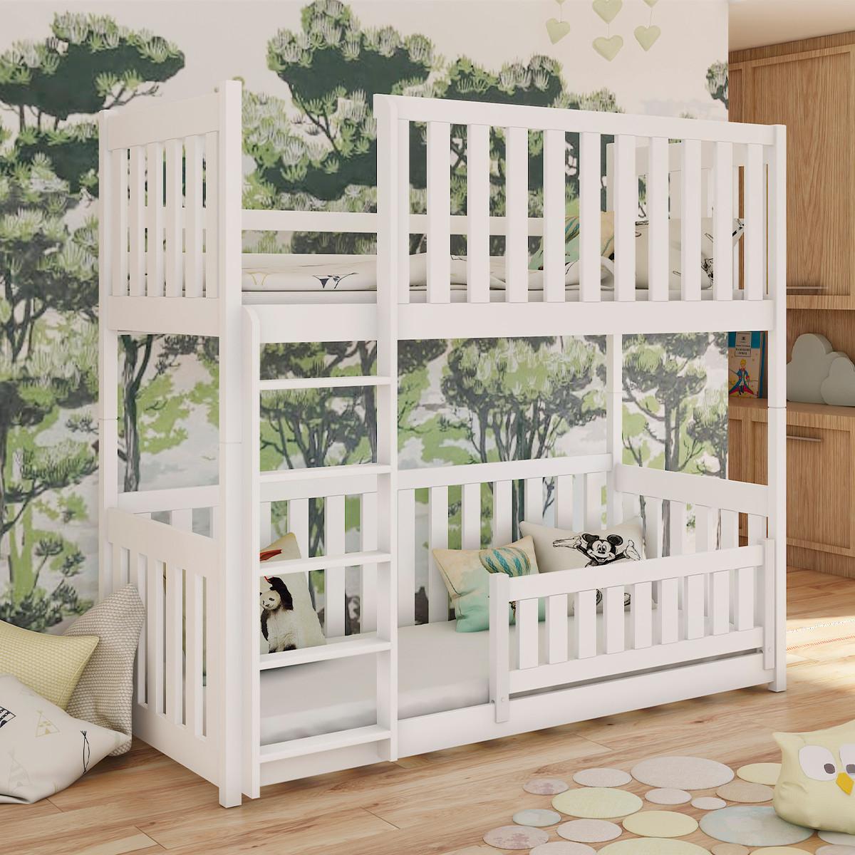 BETT 90/200 Gabin Weiß - Weiß, Holzwerkstoff (90/200cm) - Petits-meubles