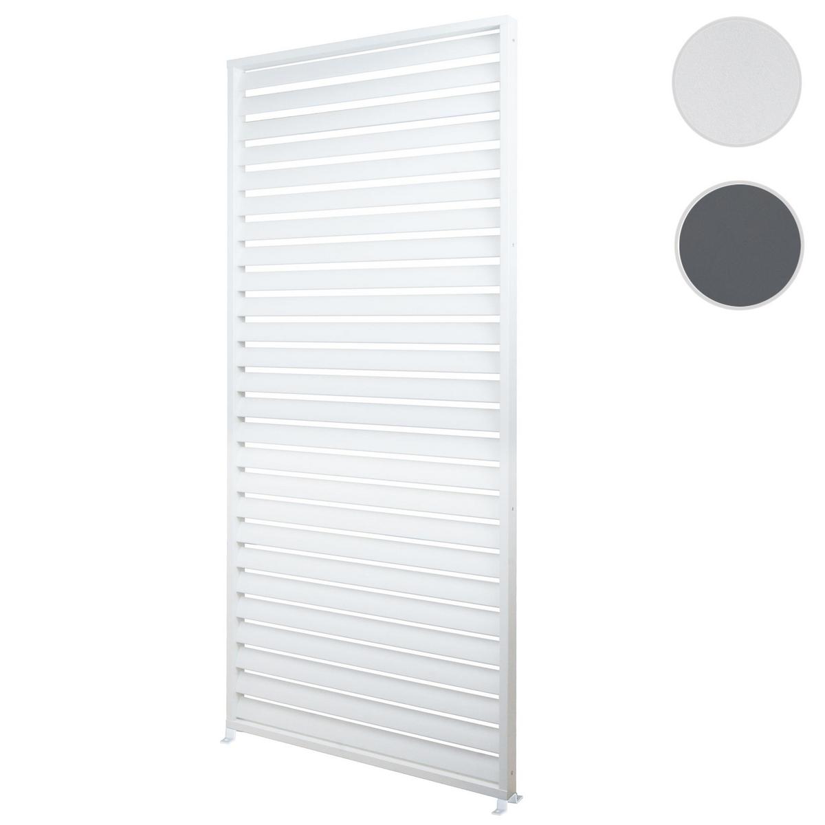 LAMELLENWAND FÜR PERGOLA Weiß - Weiß, Metall (94/213/15cm) - MCW