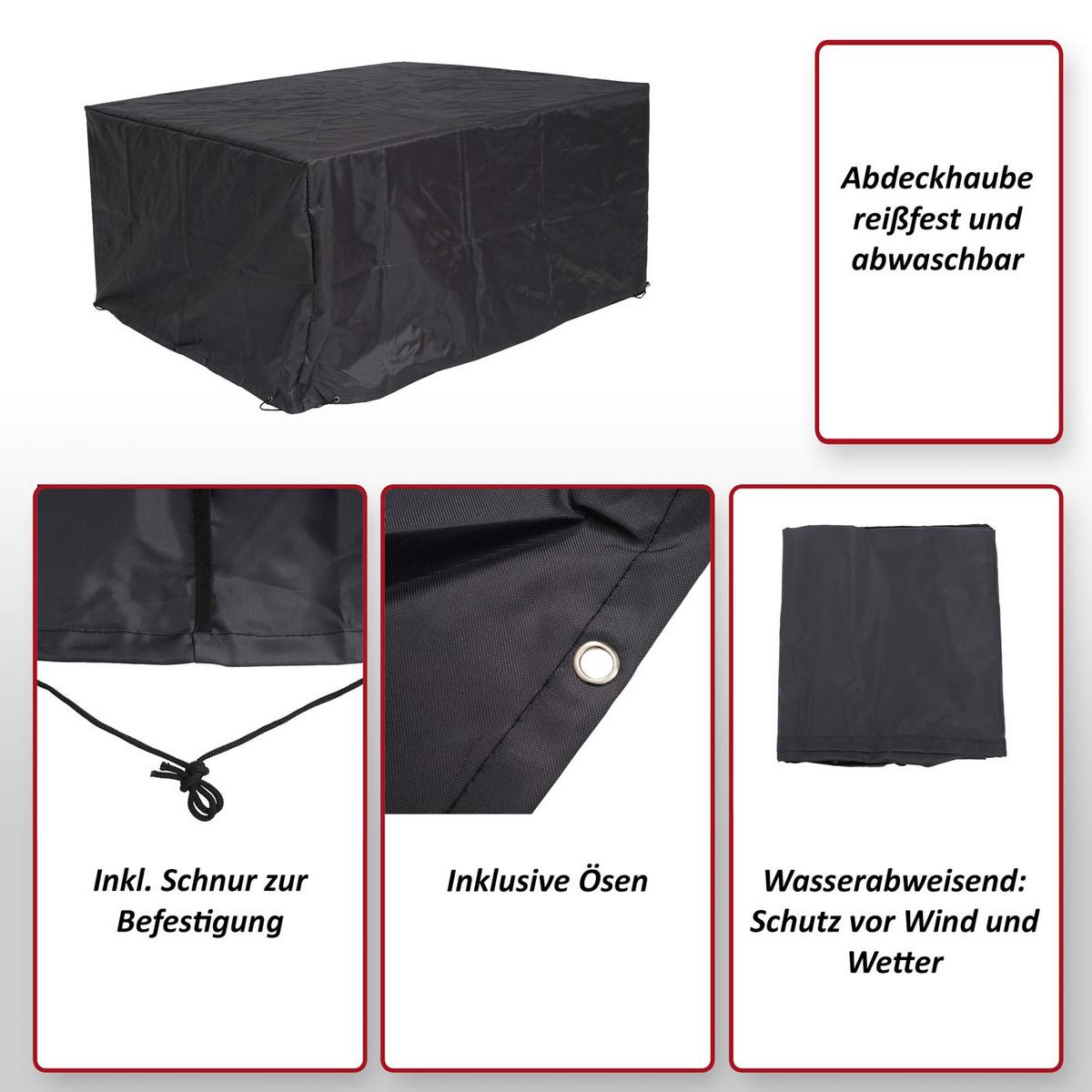 ABDECKHAUBE Anthrazit - Anthrazit, Textil (255/75/120cm) - MCW