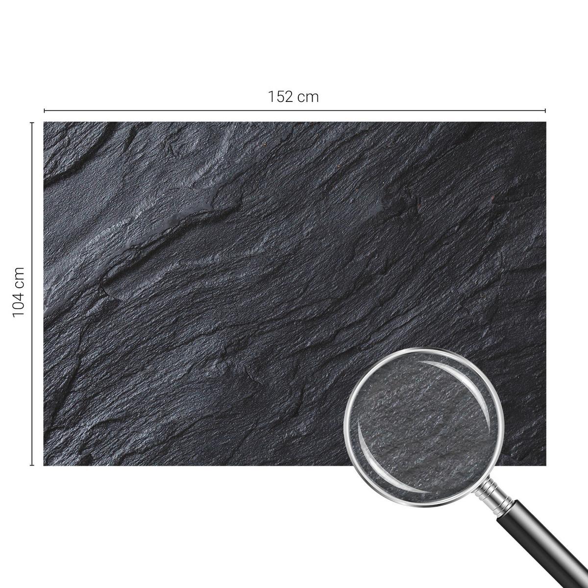 FOTOTAPETE 152x104 cm - Steinstruktur - Grau, Textil (152/104cm) - Wallfluent