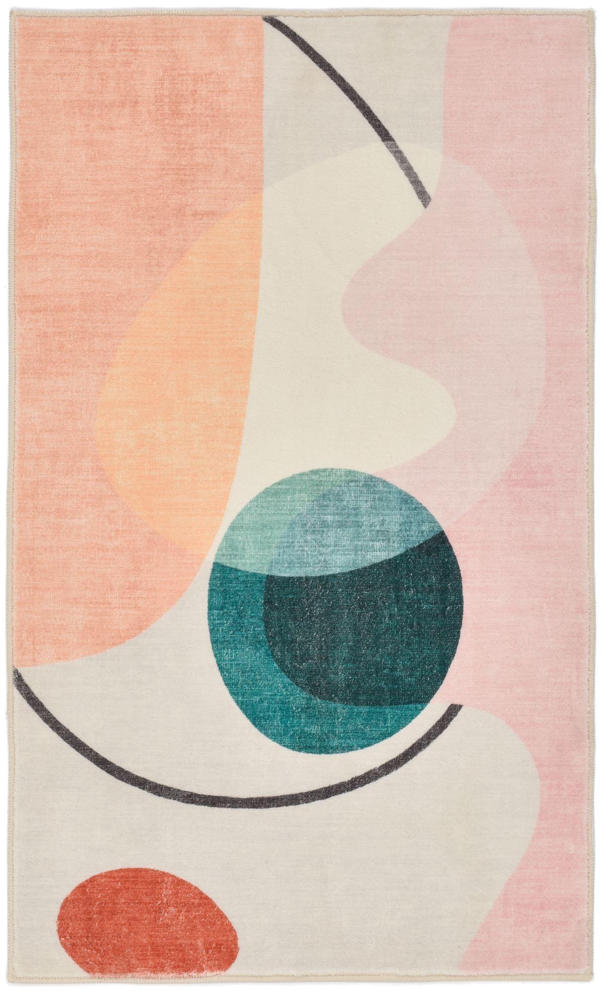 BADTEPPICH Ariella Bunt 60x100 cm - Multicolor, Textil (60/100cm) - Gino Falcone