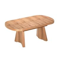 FUNKTIONSTISCH Cammy höhenverstellbar und ausziehbar 125(165,5) x 71 x 54-73 Couchtisch massiv Kernbuche - Ecru, Holz (125/71/54cm) - 58aufmkessel