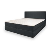 BOXBETT PELLIO 180x200 cm mit Matratze und Topper - Graphitfarben - Graphitfarben, Holz (180/200cm) - MASSENO