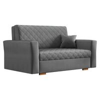 SCHLAFSOFA Viva Caro II - Greige/Braun, Holz/Textil (145/85/98cm) - MIRJAN24