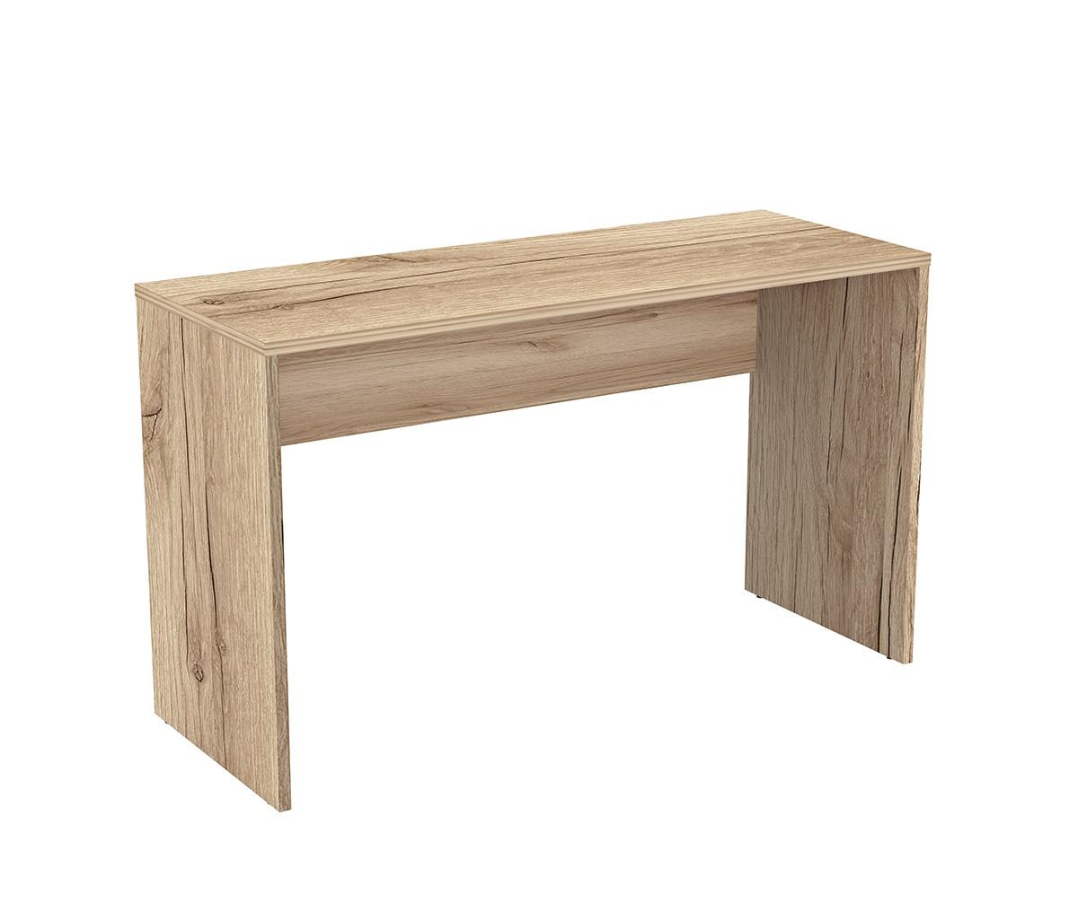 SCHREIBTISCH AMATO 130x50x75 cm Bürotisch Computertisch, Eichefarben - Eichefarben, Holzwerkstoff (50/130/75cm) - MASSENO