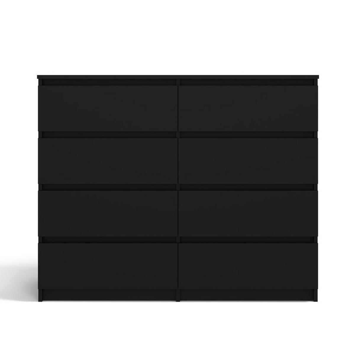 KOMMODE Schwarz 120/97/40 - Schwarz, Holzwerkstoff (120/97/40cm) - RAUMHIRSCH FURNITURE