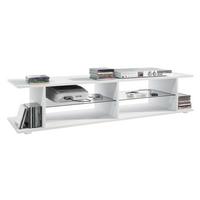 LOWBOARD Movie ohne LED Beleuchtung - Weiß, Holzwerkstoff (134/29/37.5cm) - Vladon