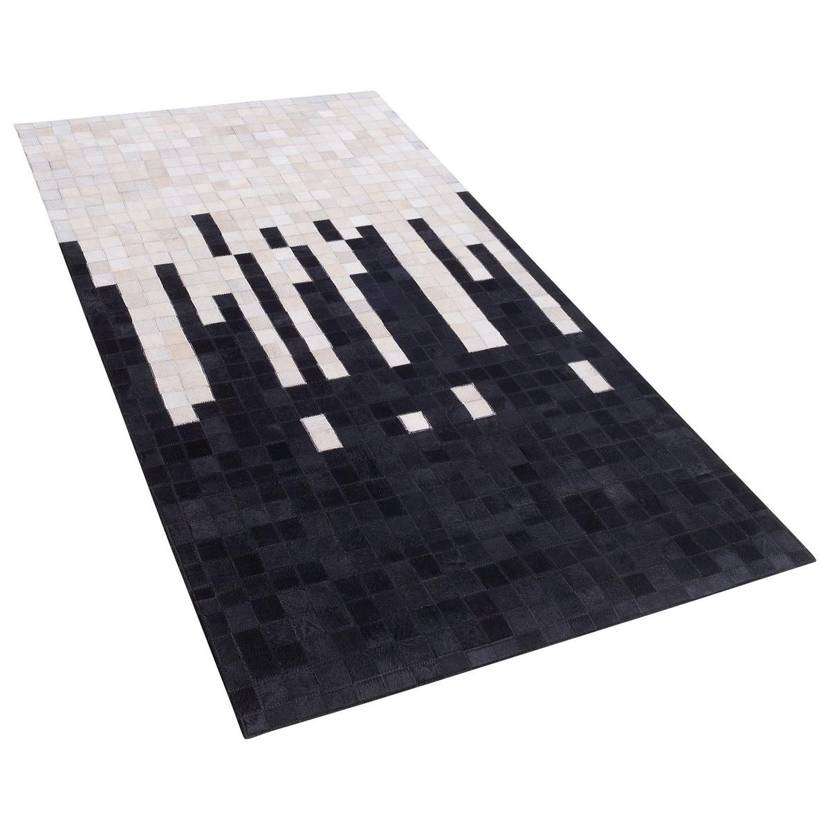 KURZFLOR-TEPPICH Bolu 150/80 cm - Weiß, Fell (80/150cm) - Beliani