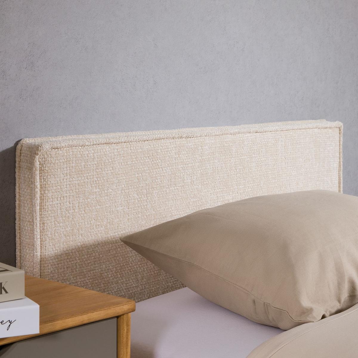 KOPFTEIL YOLAN 90x190 cm weiß - Weiß, Textil (91/69/6cm) - IDIMEX