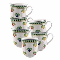 HENKELBECHER French Garden Fleurence bunt 250 ml 6er Set - Multicolor, Keramik (0.25L) - Villeroy & Boch