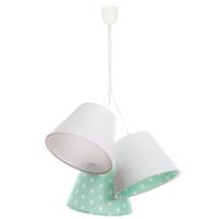 HÄNGELEUCHTE Pastell 26/19 cm - Türkis, Kunststoff (26/0.8/19cm) - ONZENO