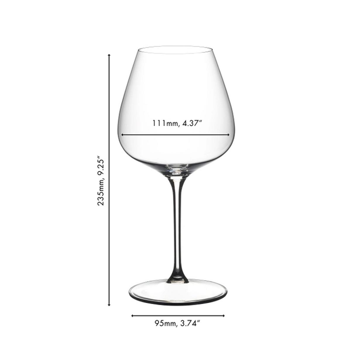 PINOT NOIR / NEBBIOLO WEINGLÄSER Grape transparent 750 ml 2er Set - Transparent, Glas (0.75L) - Riedel