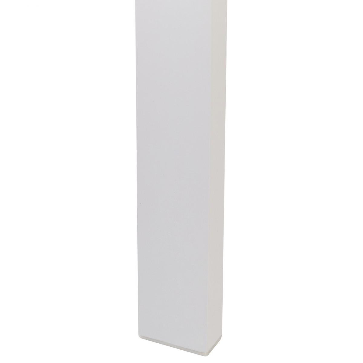 GARTENSTUHL 6er-Set Kunstholz beige/weiß Como - Beige/Weiß, Kunststoff (55/90/55cm) - Beliani
