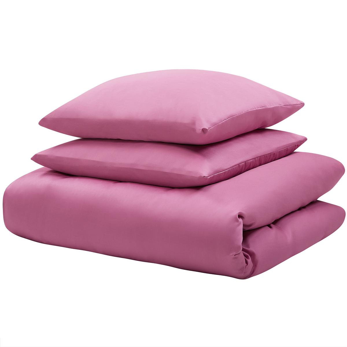 BETTWÄSCHE SET Harmonridge 155x220 cm - Pink, Textil (155/220cm) - Beliani