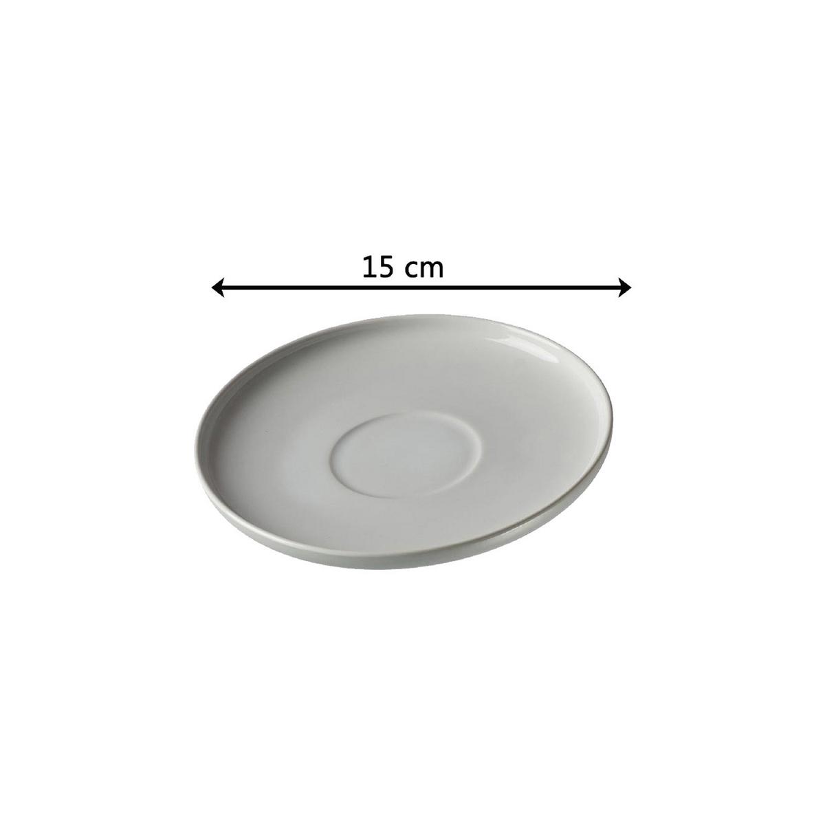 KAFFEETASSE MIT UNTERTASSE Jasper Mint 240 ml - Mintgrün, Keramik (15/9/15cm) - Ritzenhoff Breker