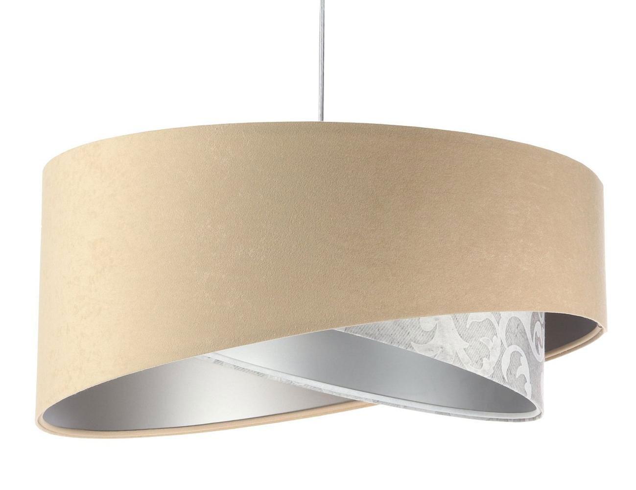 HÄNGELEUCHTE Grau 50/23 cm - Silberfarben, Kunststoff (50/1.3/23cm) - ONZENO
