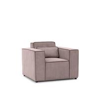 SESSEL Waldo In In Poso - Anthrazit, Holzwerkstoff/Textil (101/80/92cm) - Fun Möbel