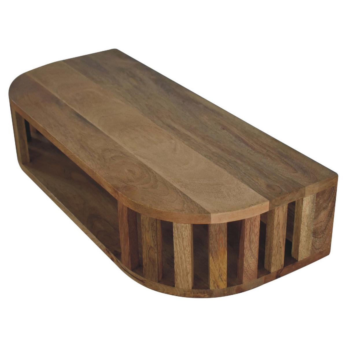 KONSOLENTISCH Schwebend Ariella - Braun, Holz (70/30/15cm) - Artisan Furniture