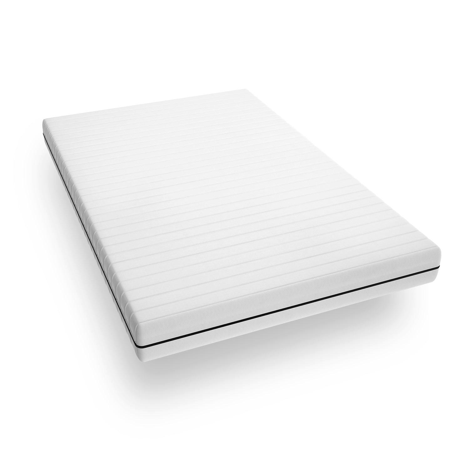 GELMATRATZE 80x200 cm – 15 cm Hybridmatratze mit 7-Zonen Kaltschaumkern & Memory-Gelauflage H2/H3 - Weiß, Textil (80/200cm) - Mister Sandman