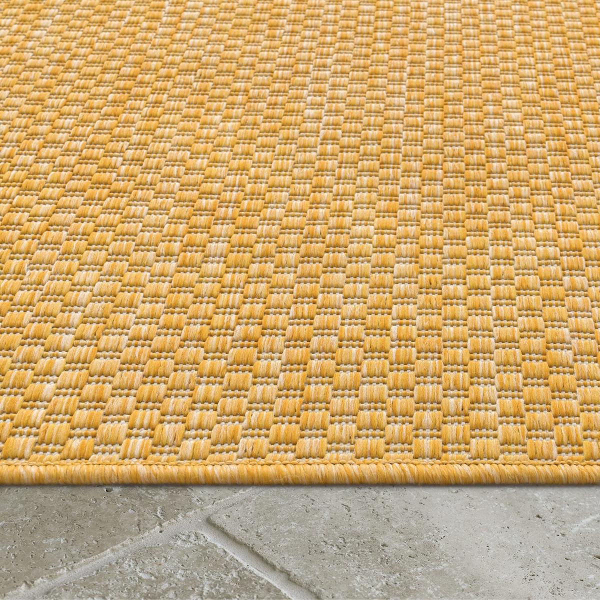 OUTDOORTEPPICH Gelb Ø 200 cm - Gelb, Kunststoff (200/200cm) - TT Home