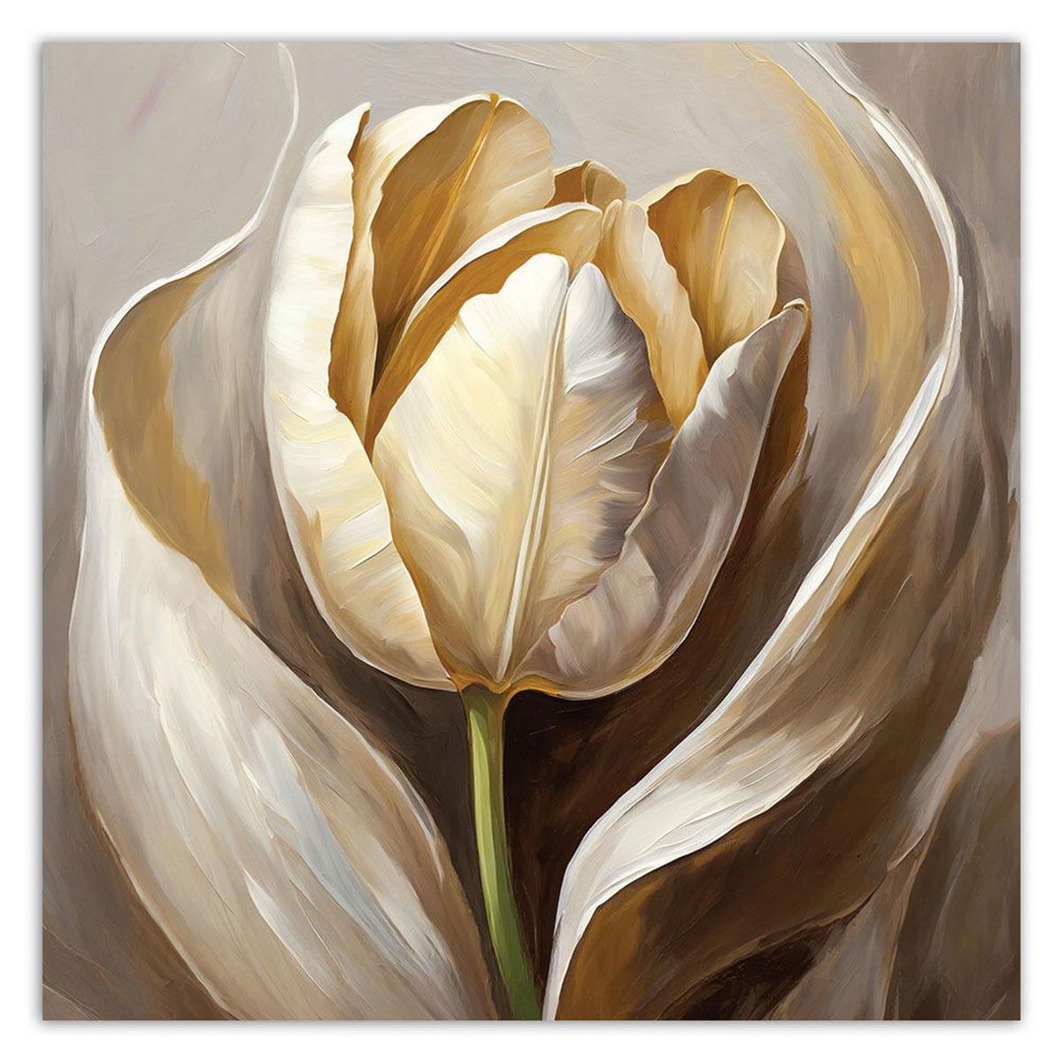 KUNSTDRUCK Gold 40/40 cm - Goldfarben, Textil (40/40cm) - KUNSTLOFT