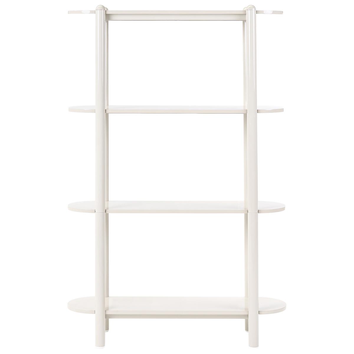 BÜCHERREGAL mit 3 Ebenen 170 cm Beige Granity - Beige, Holzwerkstoff (110/170/30cm) - Beliani