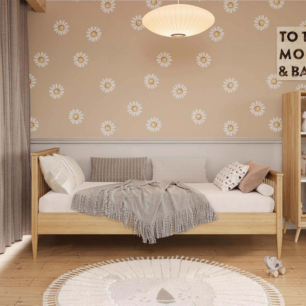 BETT 90/200 Emilia Holz - Braun, Holz (90/200cm) - Petits-meubles