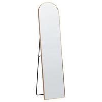 STEHSPIEGEL gold 36/150 cm Bagnolet - Goldfarben, Metall (36/150/40cm) - Beliani