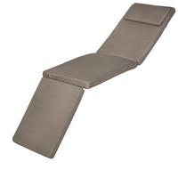 DECKCHAIRAUFLAGE Loftlux DC 175x45x5cm Taupe - Taupe, Textil (45/175cm) - Beautissu 