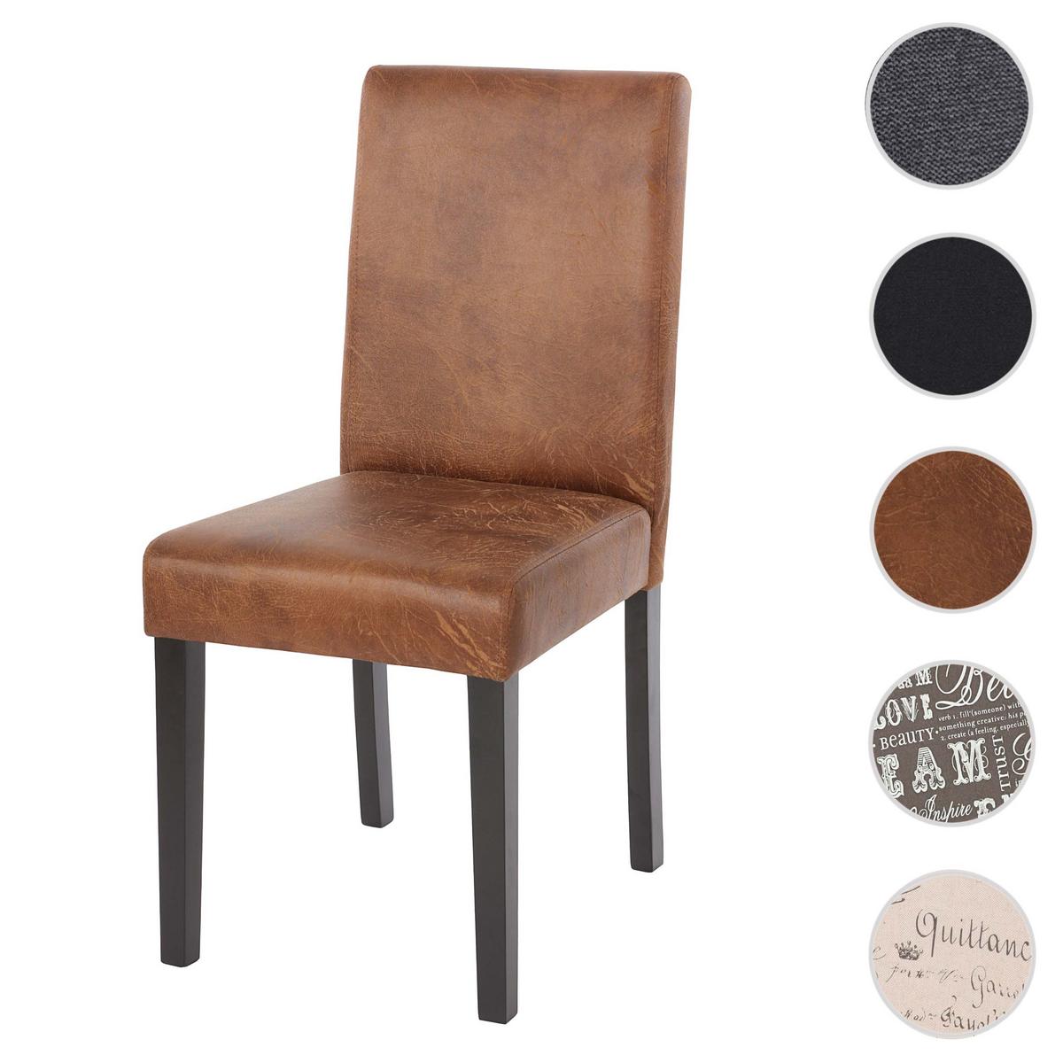 ESSZIMMERSTUHL TEXTIL Braun - Braun, Textil (43/90/56cm) - MCW