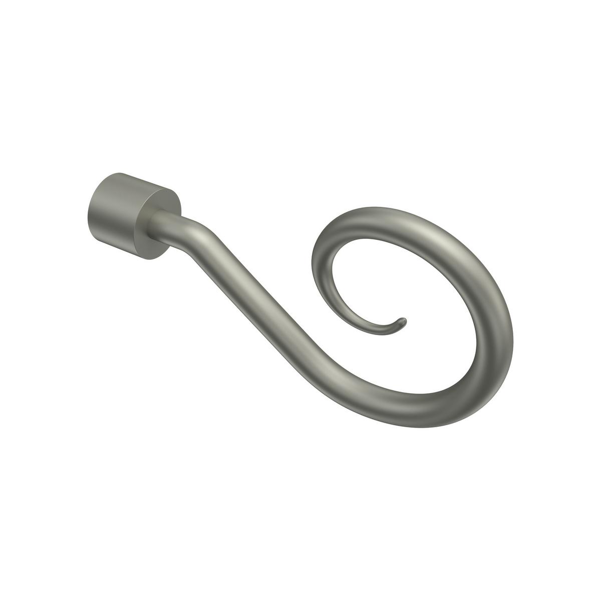GARDINENSTANGE Olymp Allegra 100 cm, 1-läufig, 16 mm Ø Chrom matt - Chromfarben/Nickelfarben, Metall (100cm) - INTERDECO