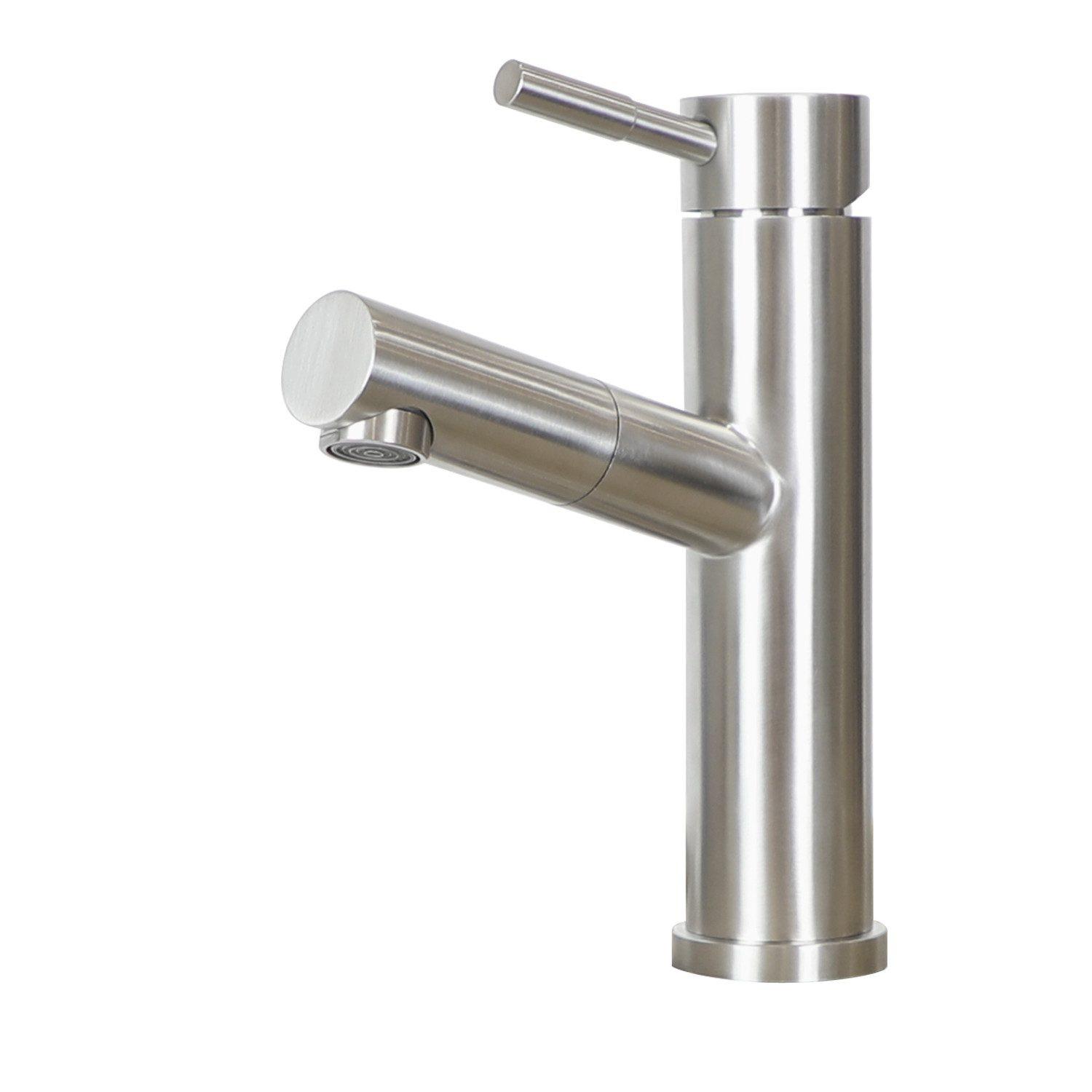 WASCHTISCHARMATUR Rinnare 5/20.5/16 cm - Silberfarben, Metall (5/20.5/16cm) - ZMH