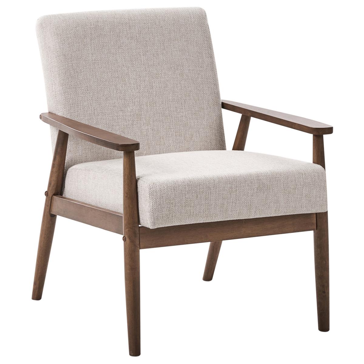 SOFA-SET 6-Sitzer Stoff Dunkelbraun/Beige Esrum - Beige/Braun, Textil (151/79/72cm) - Beliani