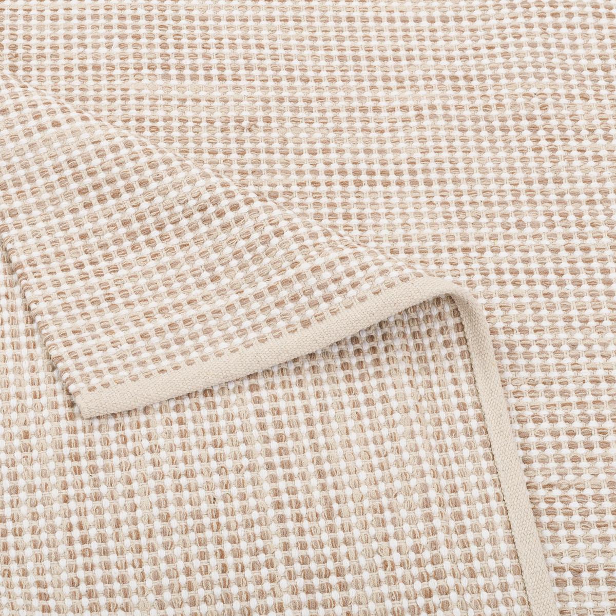 BAUMWOLLE NATUR KELIM TEPPICH SANDY MODERN - Beige, Textil (70/140cm) - Pergamon