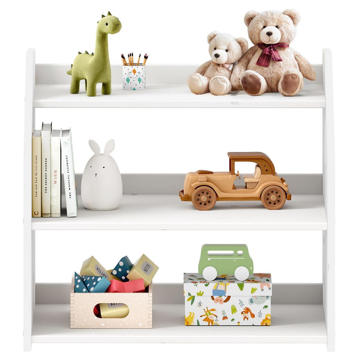 KINDERREGAL YASMIN weiß - Weiß, Holz (65/60/40cm) - IDIMEX