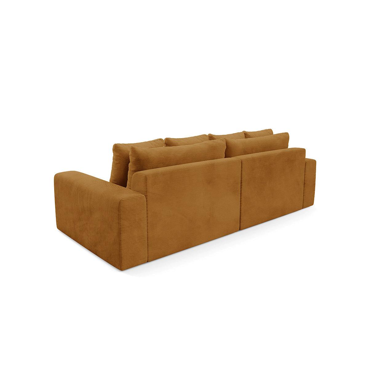 SOFA Paola 3 Sitzplätze Senfgelb - Gelb, Holz (272/86/120cm) - Petits-meubles