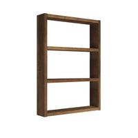 WANDREGAL mit 3 ablagen - emma 43,2/9/60 cm - Naturfarben, Holzwerkstoff (9/60/84cm) - Calicosy