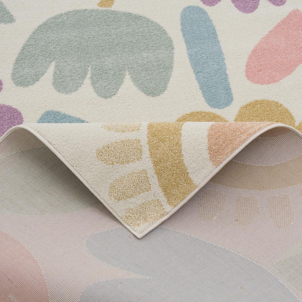 KINDER TEPPICH SOFTSTAR KIDS FANTASY BUNT - Lila, Textil (120/170cm) - Pergamon