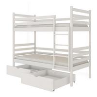BETT 90/200 Léo Weiß - Weiß, Holzwerkstoff (90/200cm) - Petits-meubles