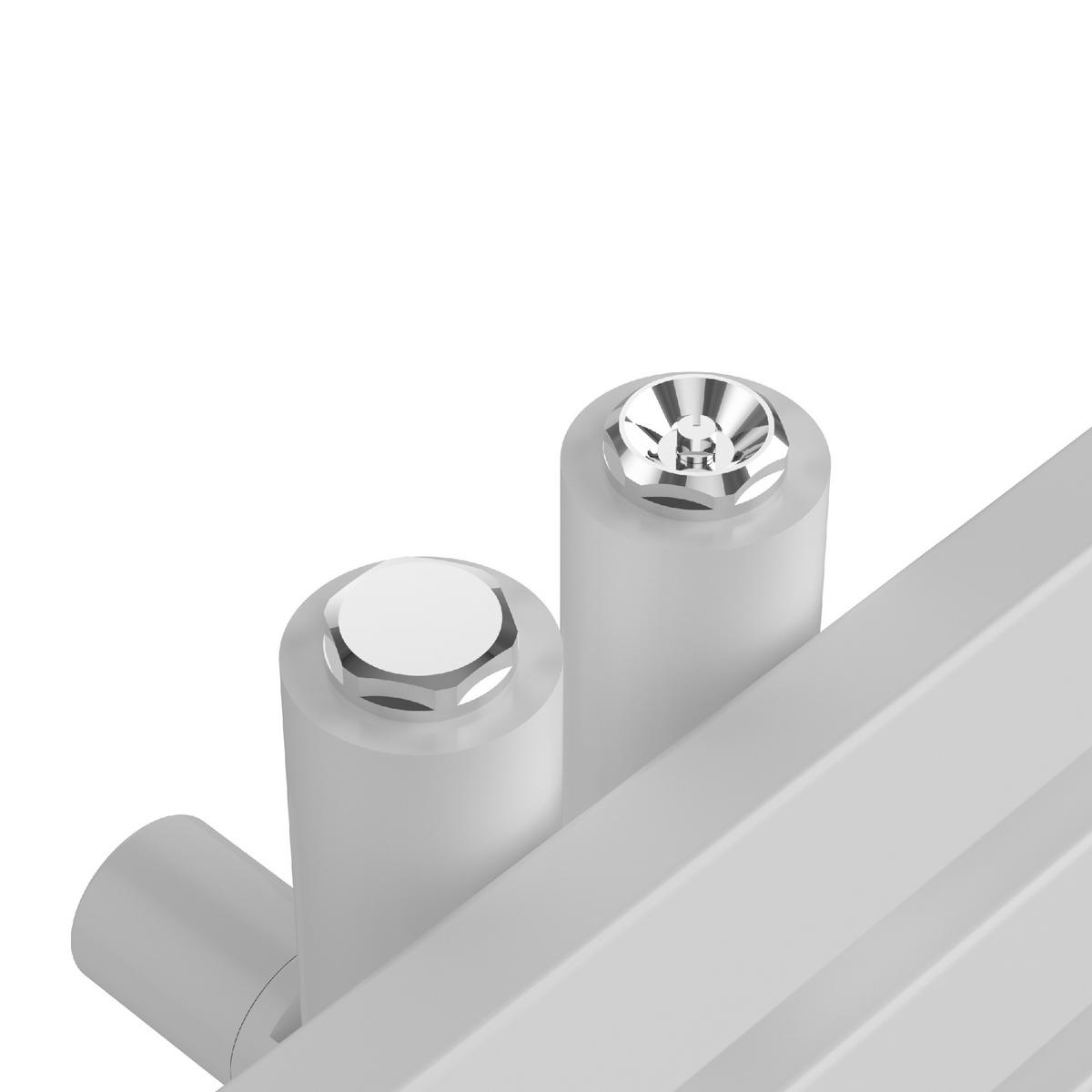 HANDTUCHHEIZKÖRPER Slidre - Weiß, Metall (50/140/5.4cm) - [neu.haus]