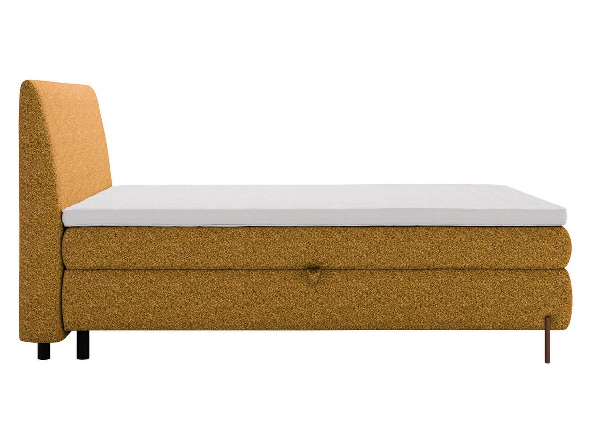 BOXBETT Evia - H3 - Braun, Holzwerkstoff/Textil (160/200cm) - MIRJAN24